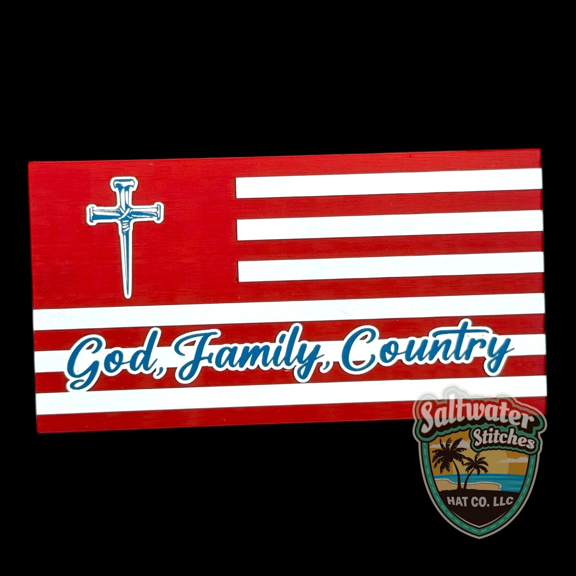 God, Family, Country RWB tri layer - Image 2