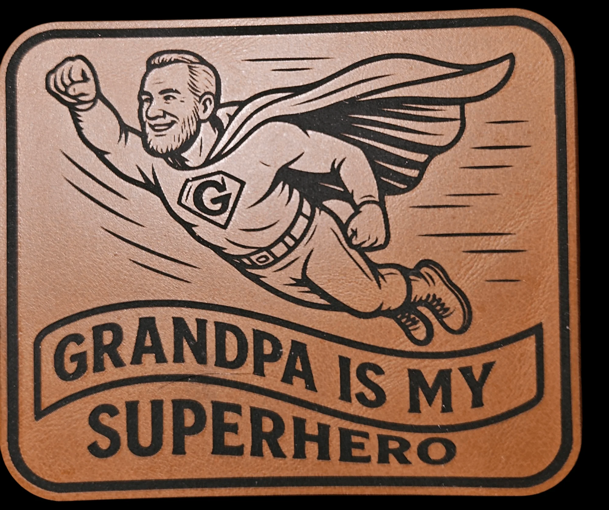 Grandpa Is My Superhero No Toolbox