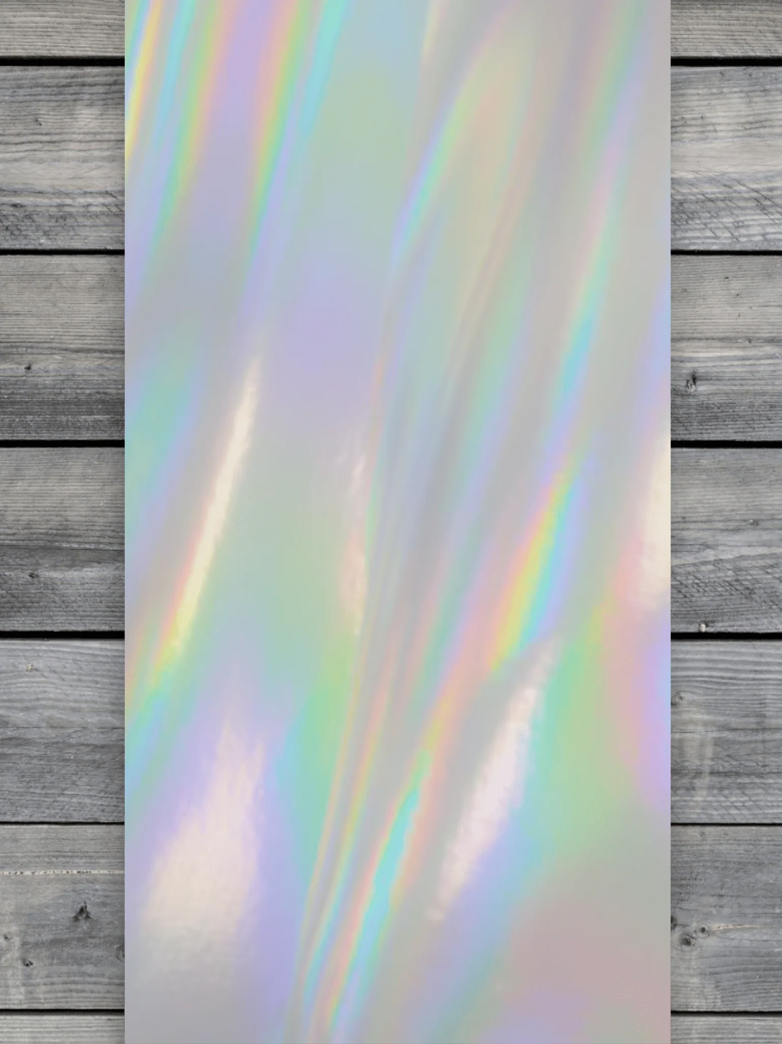 SUBTLE Holographic Silver / Black Durra-Bull Premium Leatherette® Sheets (12x24) - Image 2