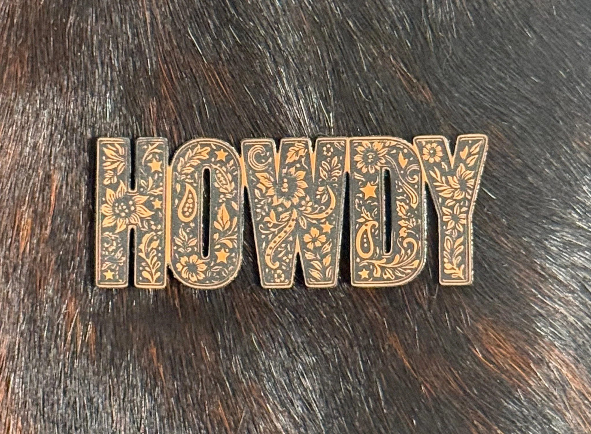 Howdy Patch (Dark)