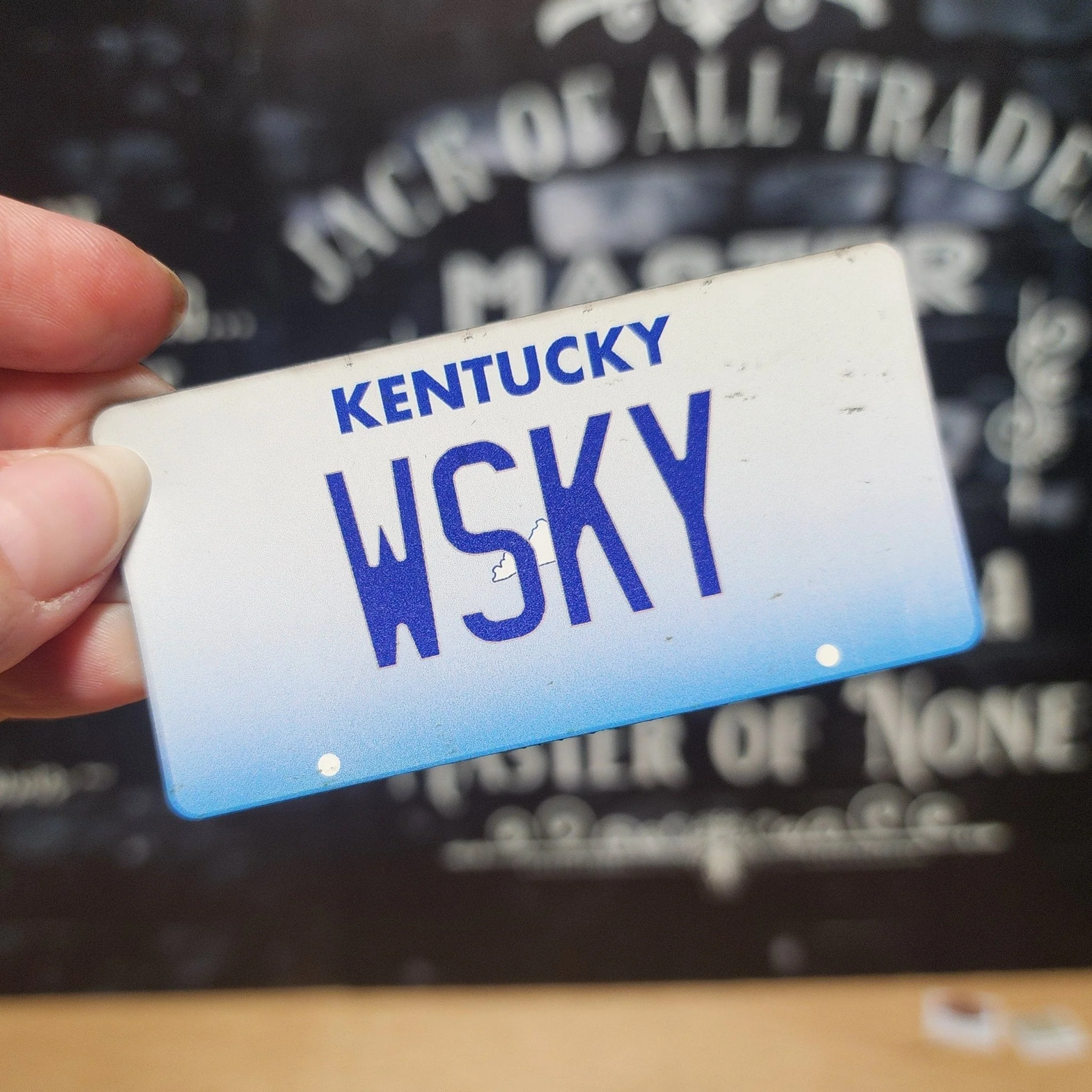 Kentucky Whiskey UV Printed Leatherette Hat Patch - MR01
