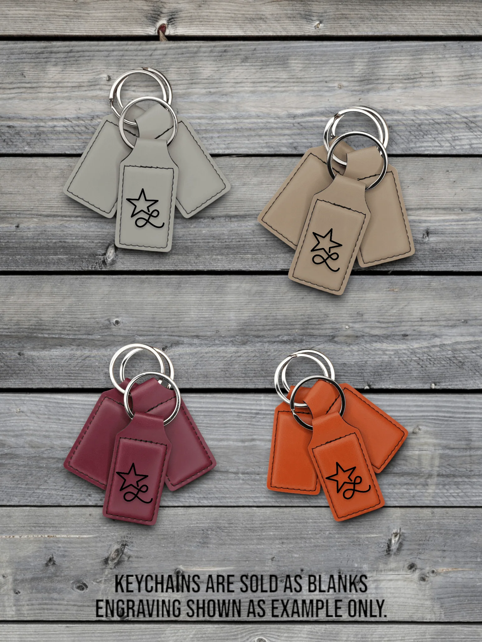 Keychains: Premium Leatherette® (10pk) - Image 3