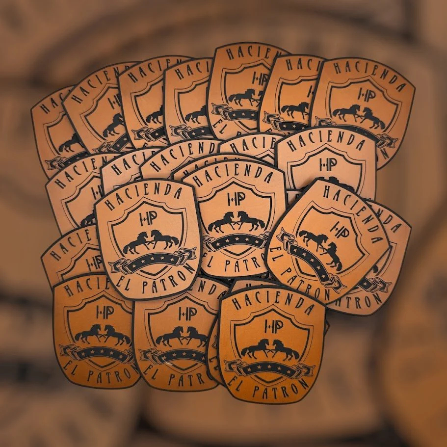Laser Engraved Leatherette Patches - Image 3