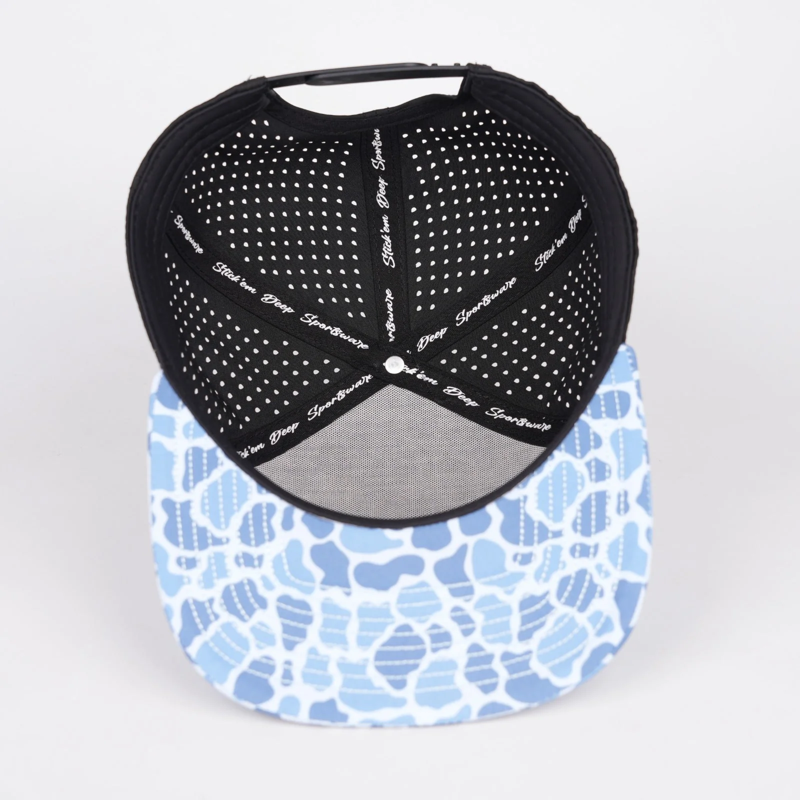 light blue front with blue camo and black back - Image 2