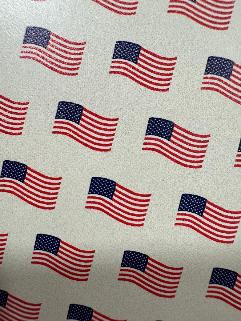 Lonestar Leatherette UV Printed American Flag Pattern - Image 3