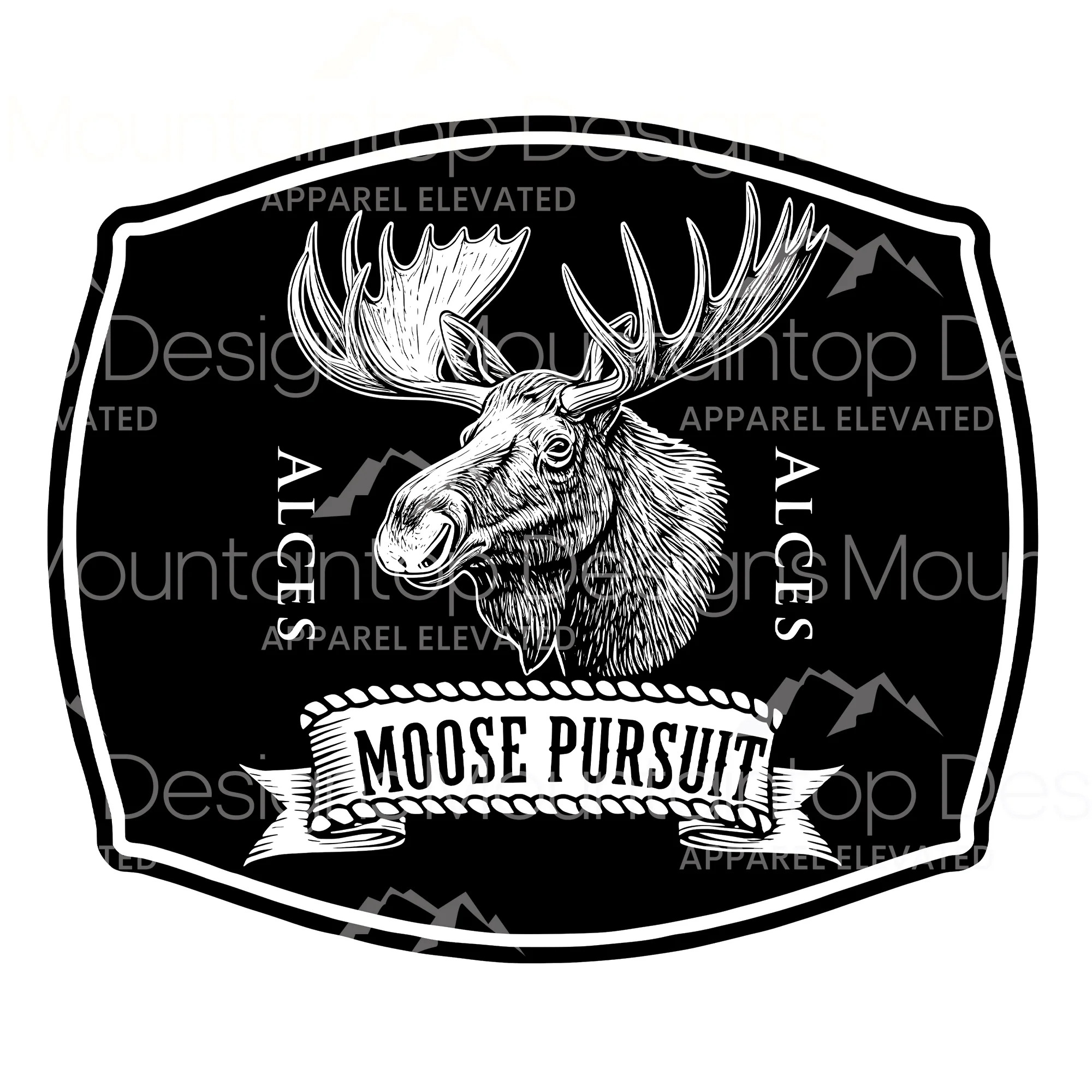 Moose Pursuit SVG - Image 2
