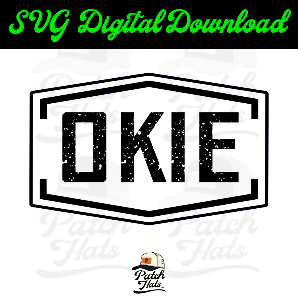 OKIE SVG Hat Patch File