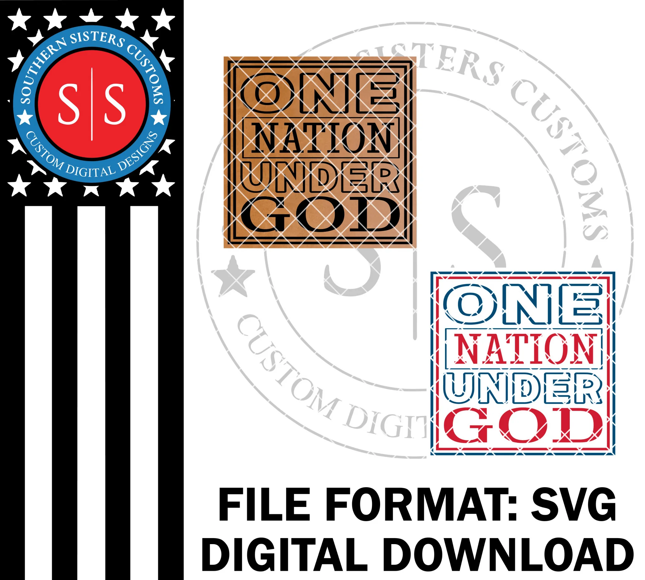 One Nation Under God Patch
