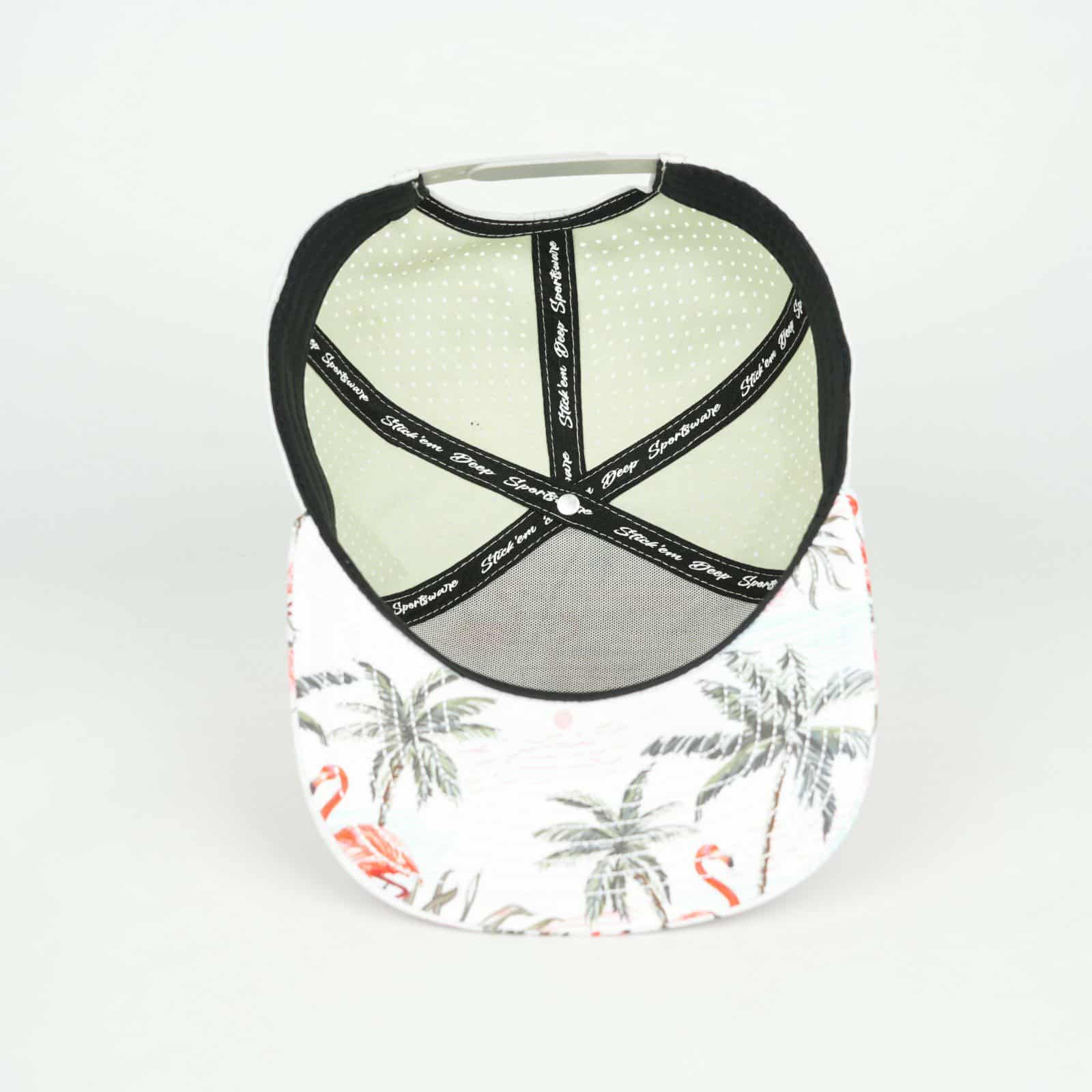 pink front with palms and off white back - Image 2