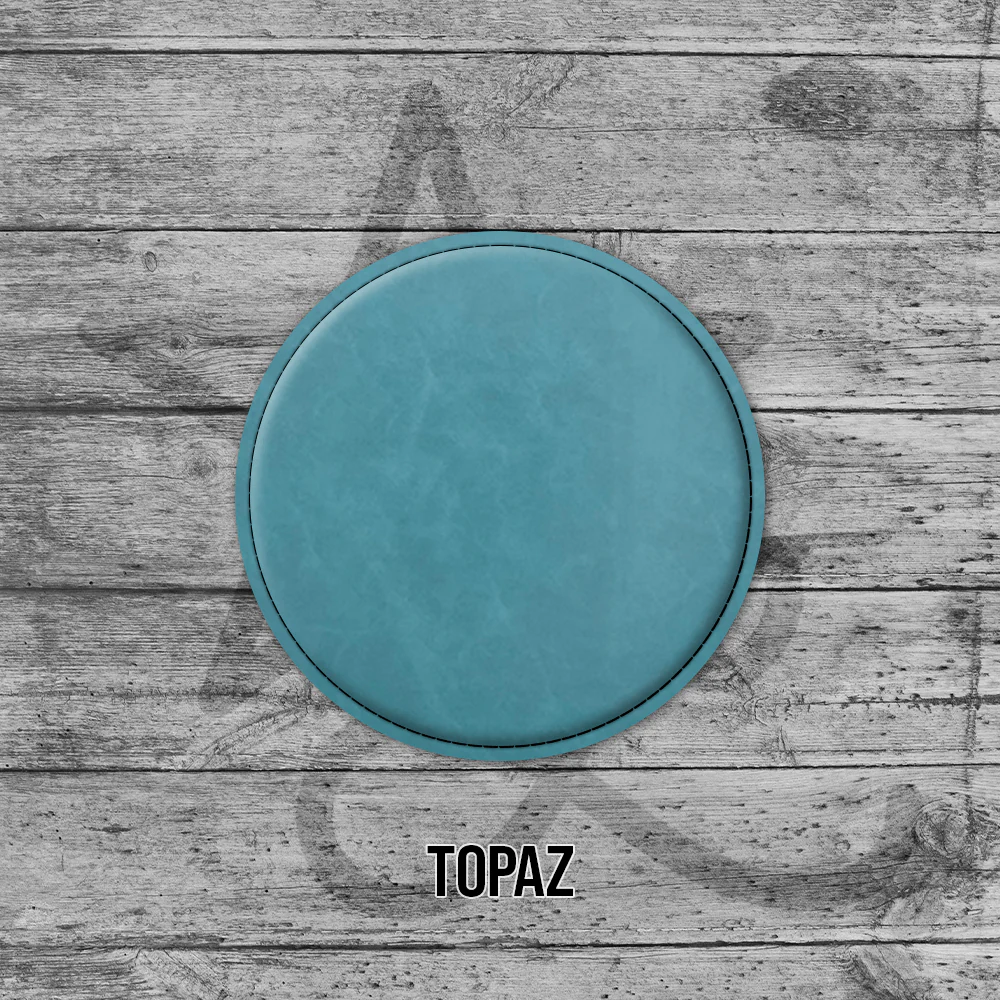 Coasters (6pk of 4" Circle): Heritage Collection Premium Leatherette® - Image 10