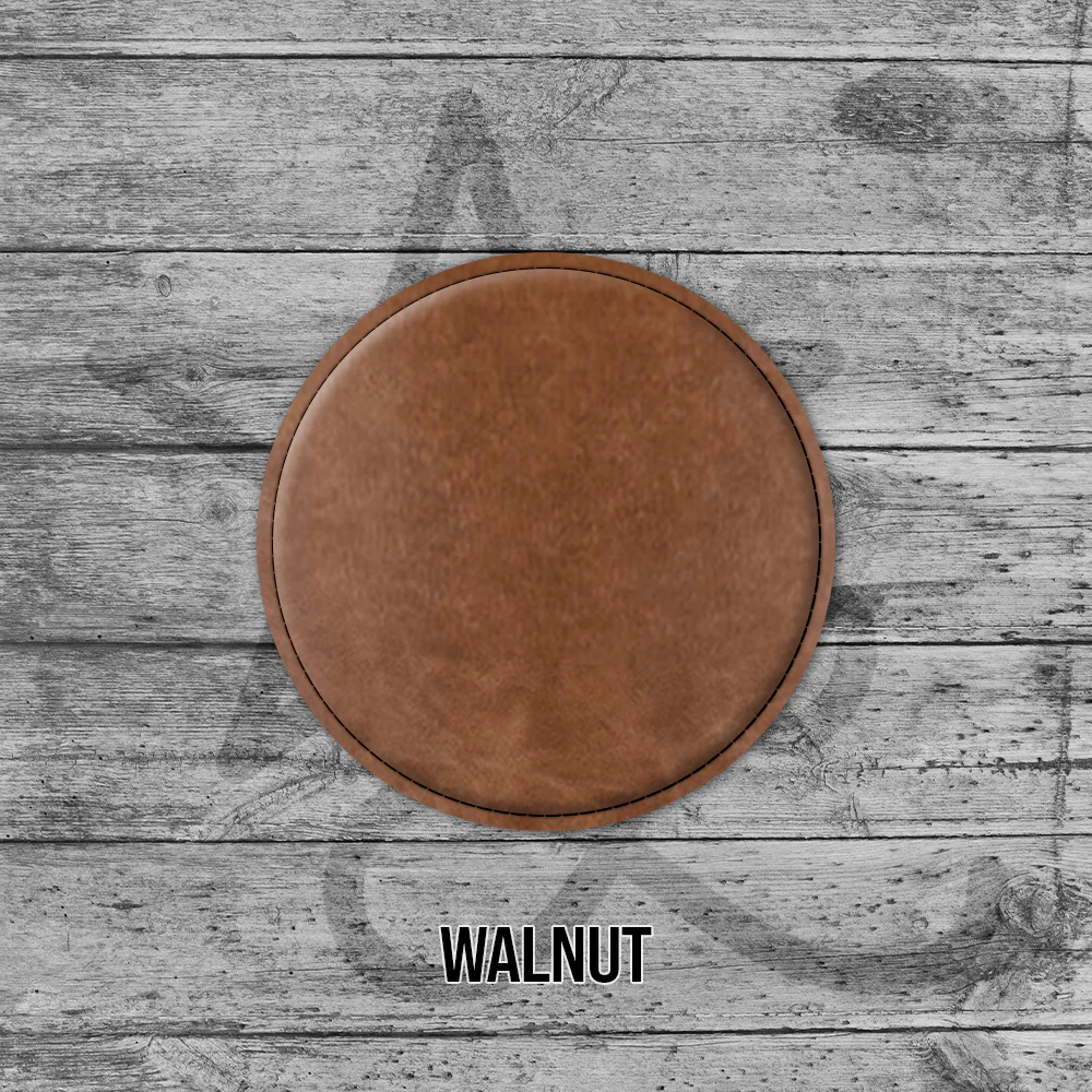 Coasters (6pk of 4" Circle): Heritage Collection Premium Leatherette® - Image 3