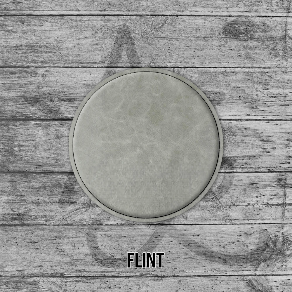 Coasters (6pk of 4" Circle): Heritage Collection Premium Leatherette® - Image 4