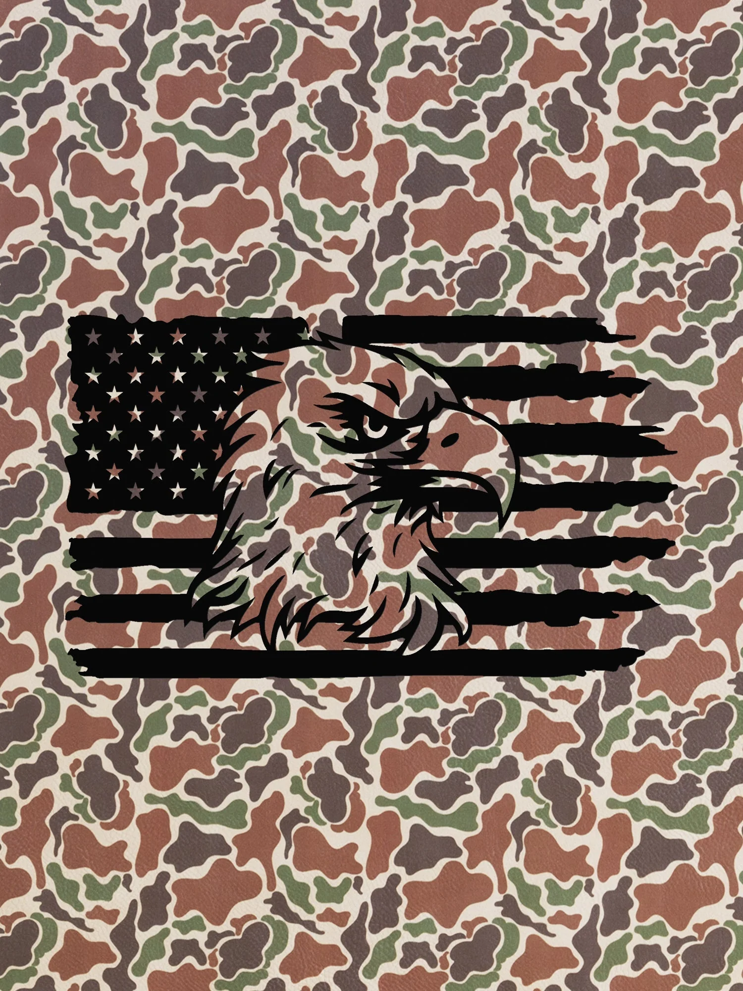 Self-Adhering Fowl Play Camo Durra-Bull Premium Leatherette® Sheets - Image 2