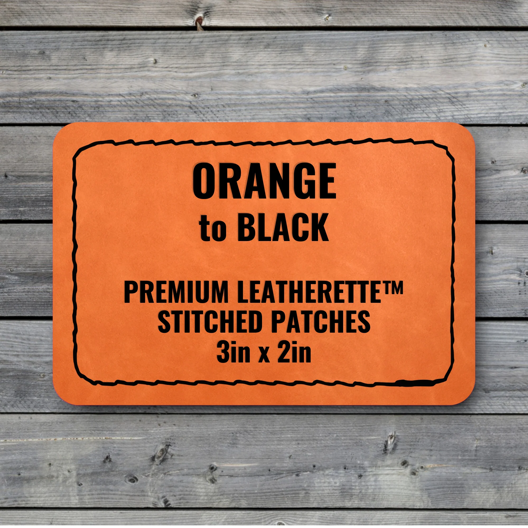Stitched Premium Leatherette® Patches - 2"x3" Rectangle - Image 13