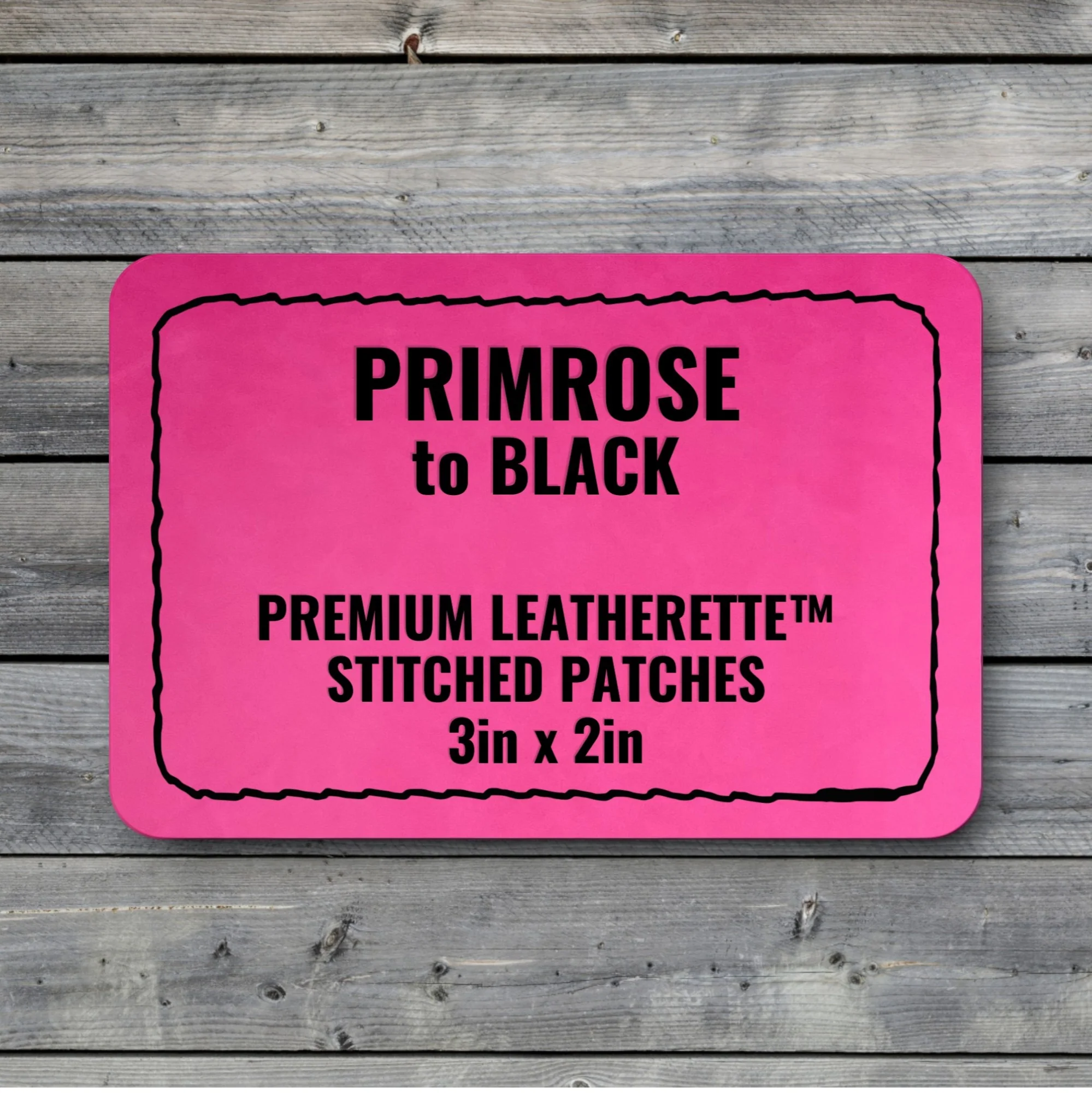 Stitched Premium Leatherette® Patches - 2"x3" Rectangle - Image 14