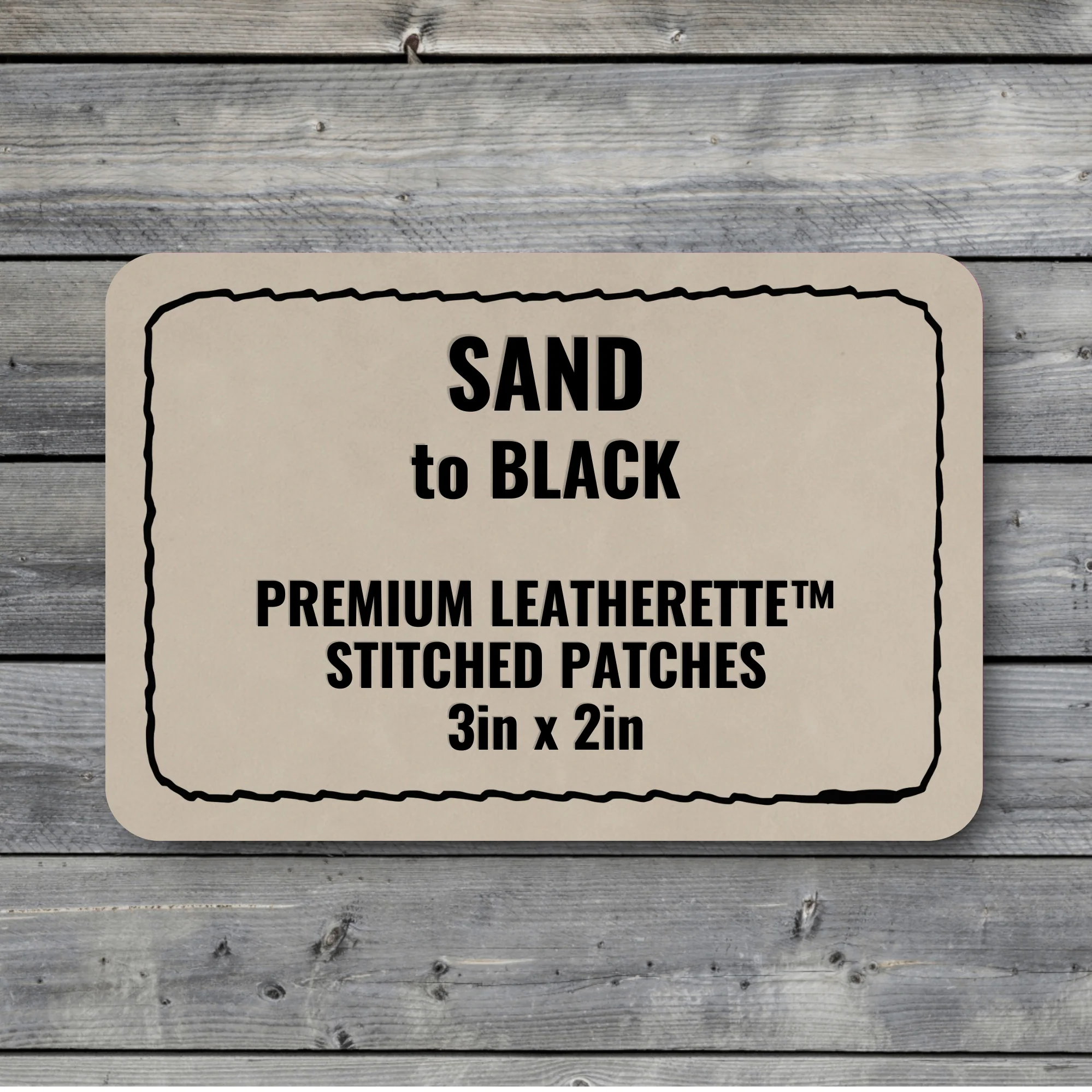 Stitched Premium Leatherette® Patches - 2"x3" Rectangle - Image 15