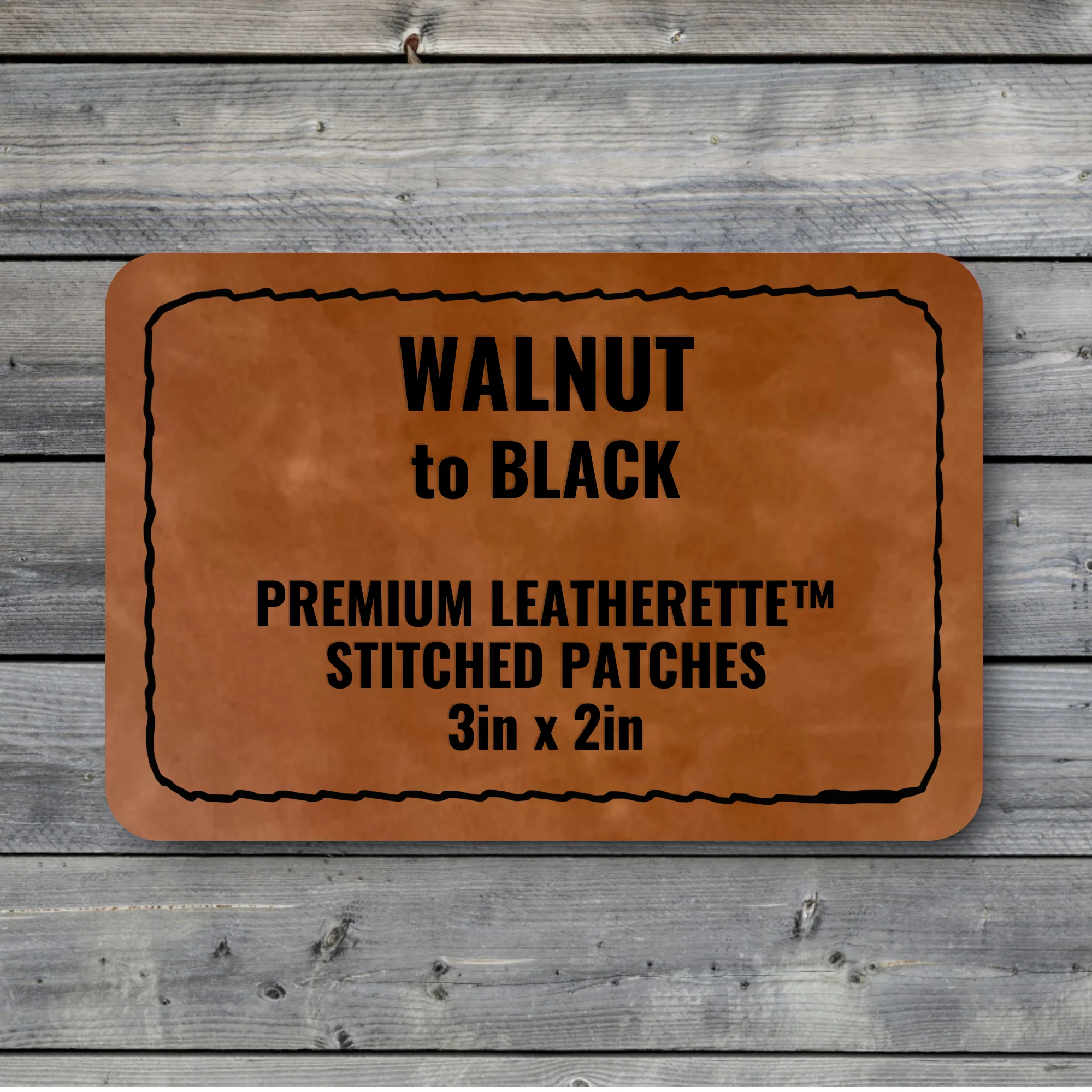 Stitched Premium Leatherette® Patches - 2"x3" Rectangle - Image 17