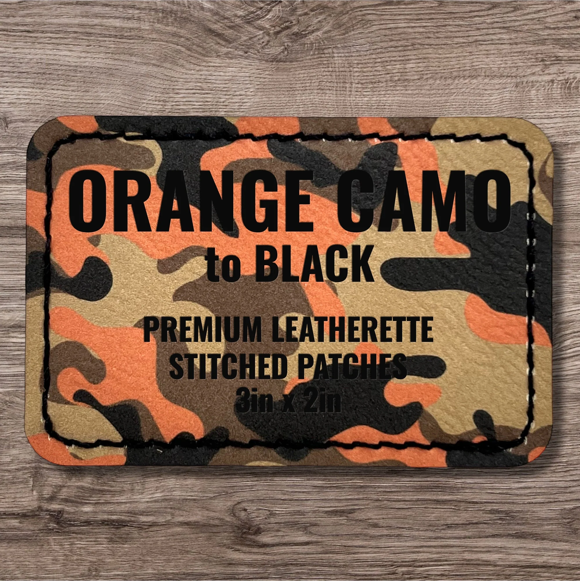 Stitched Premium Leatherette® Patches - 2"x3" Rectangle - Image 21