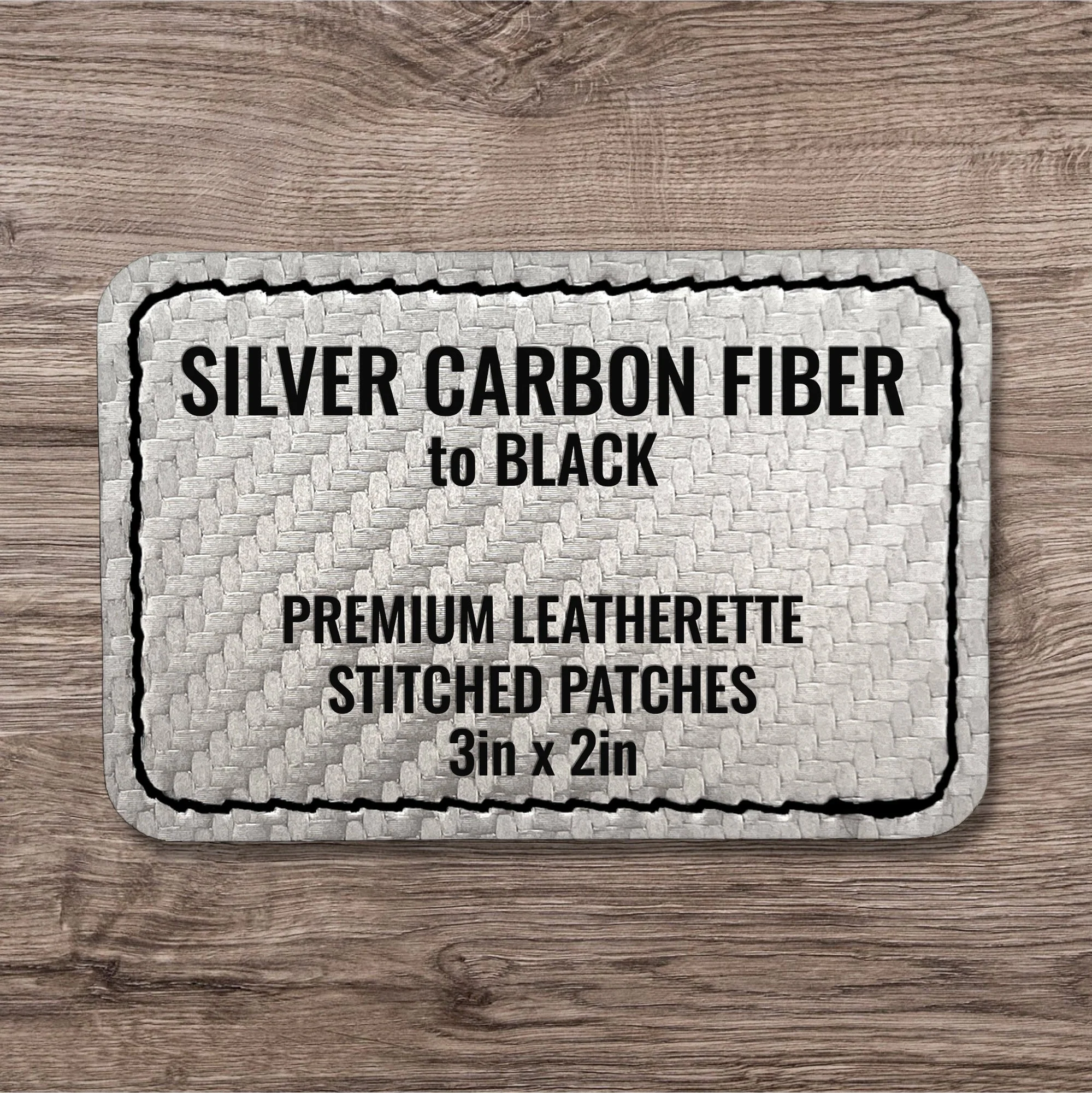 Stitched Premium Leatherette® Patches - 2"x3" Rectangle - Image 25
