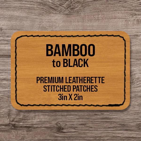 Stitched Premium Leatherette® Patches - 2"x3" Rectangle - Image 27