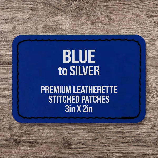 Stitched Premium Leatherette® Patches - 2"x3" Rectangle - Image 31