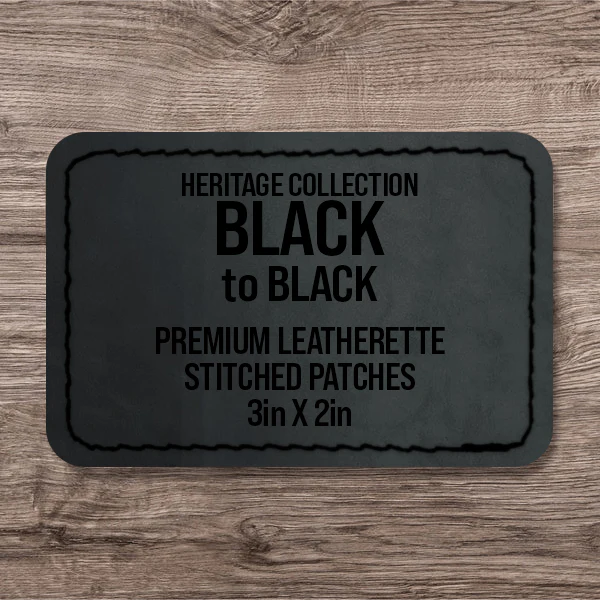Stitched Premium Leatherette® Patches - 2"x3" Rectangle - Image 42