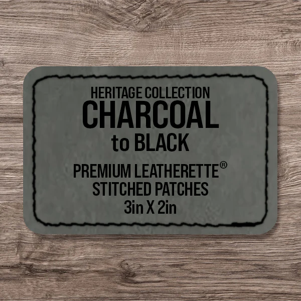 Stitched Premium Leatherette® Patches - 2"x3" Rectangle - Image 43