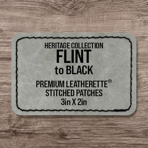 Stitched Premium Leatherette® Patches - 2"x3" Rectangle - Image 45