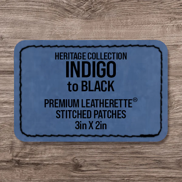 Stitched Premium Leatherette® Patches - 2"x3" Rectangle - Image 47