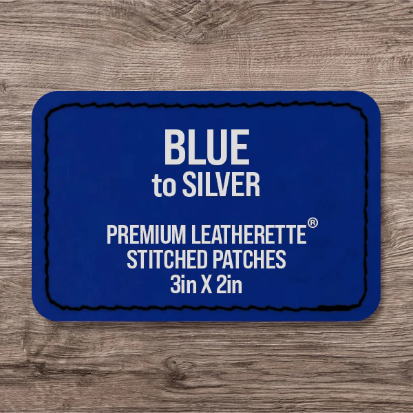 Stitched Premium Leatherette® Patches - 2"x3" Rectangle - Image 53