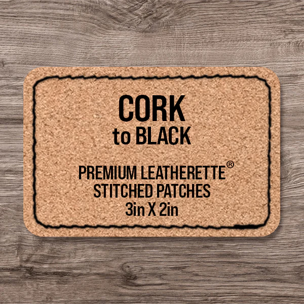 Stitched Premium Leatherette® Patches - 2"x3" Rectangle - Image 54