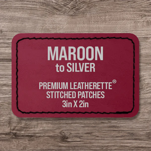 Stitched Premium Leatherette® Patches - 2"x3" Rectangle - Image 60