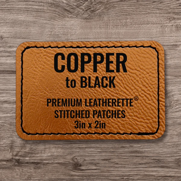 Stitched Premium Leatherette® Patches - 2"x3" Rectangle - Image 68