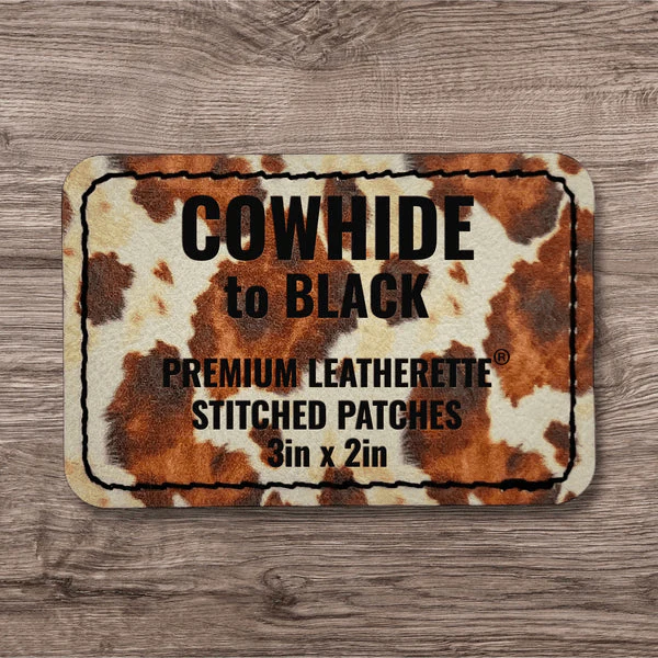 Stitched Premium Leatherette® Patches - 2"x3" Rectangle - Image 69