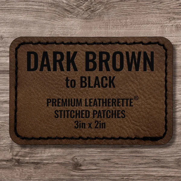Stitched Premium Leatherette® Patches - 2"x3" Rectangle - Image 70