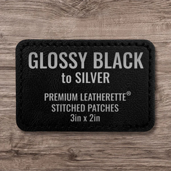 Stitched Premium Leatherette® Patches - 2"x3" Rectangle - Image 74