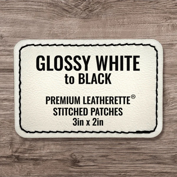 Stitched Premium Leatherette® Patches - 2"x3" Rectangle - Image 76