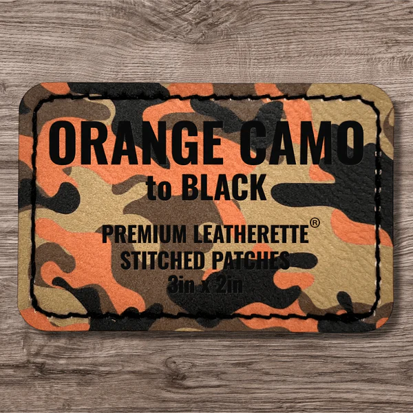 Stitched Premium Leatherette® Patches - 2"x3" Rectangle - Image 79
