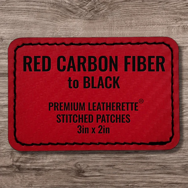 Stitched Premium Leatherette® Patches - 2"x3" Rectangle - Image 82