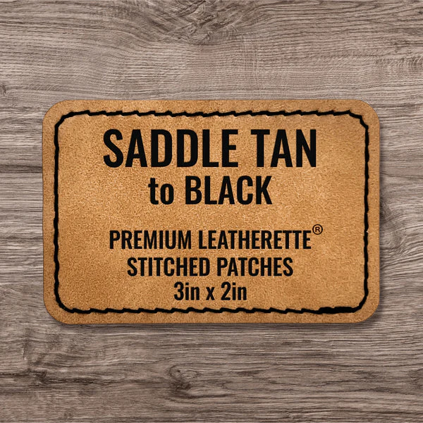 Stitched Premium Leatherette® Patches - 2"x3" Rectangle - Image 83