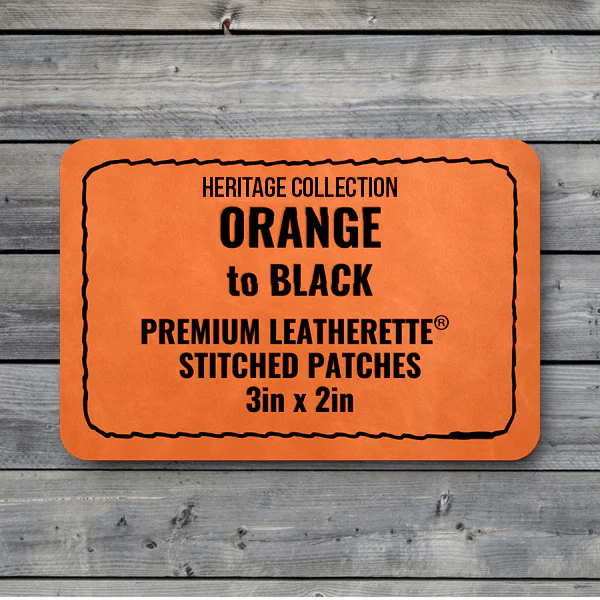 Stitched Premium Leatherette® Patches - 2"x3" Rectangle - Image 87