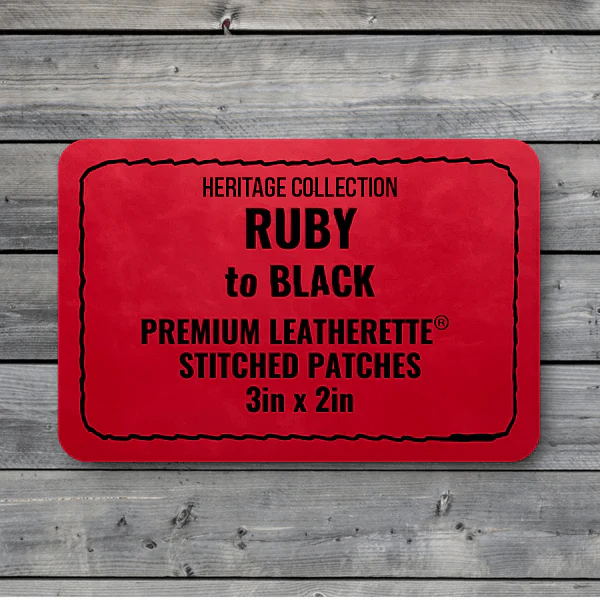 Stitched Premium Leatherette® Patches - 2"x3" Rectangle - Image 89