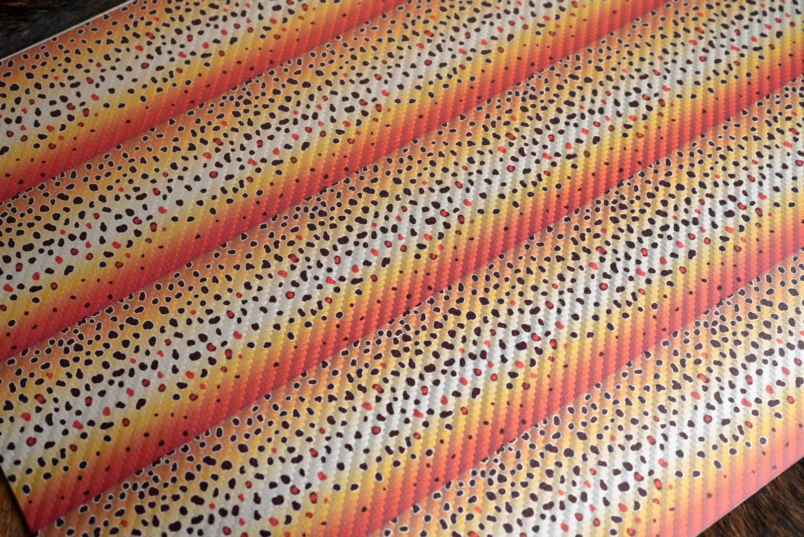 UV Printed Premium Leatherette® Sheets (12x24) - Brown Trout