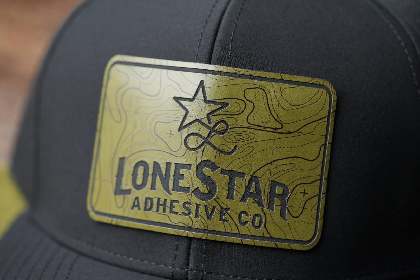 UV Printed Premium Leatherette® Sheets (12x24) - Olive Topo - Image 2