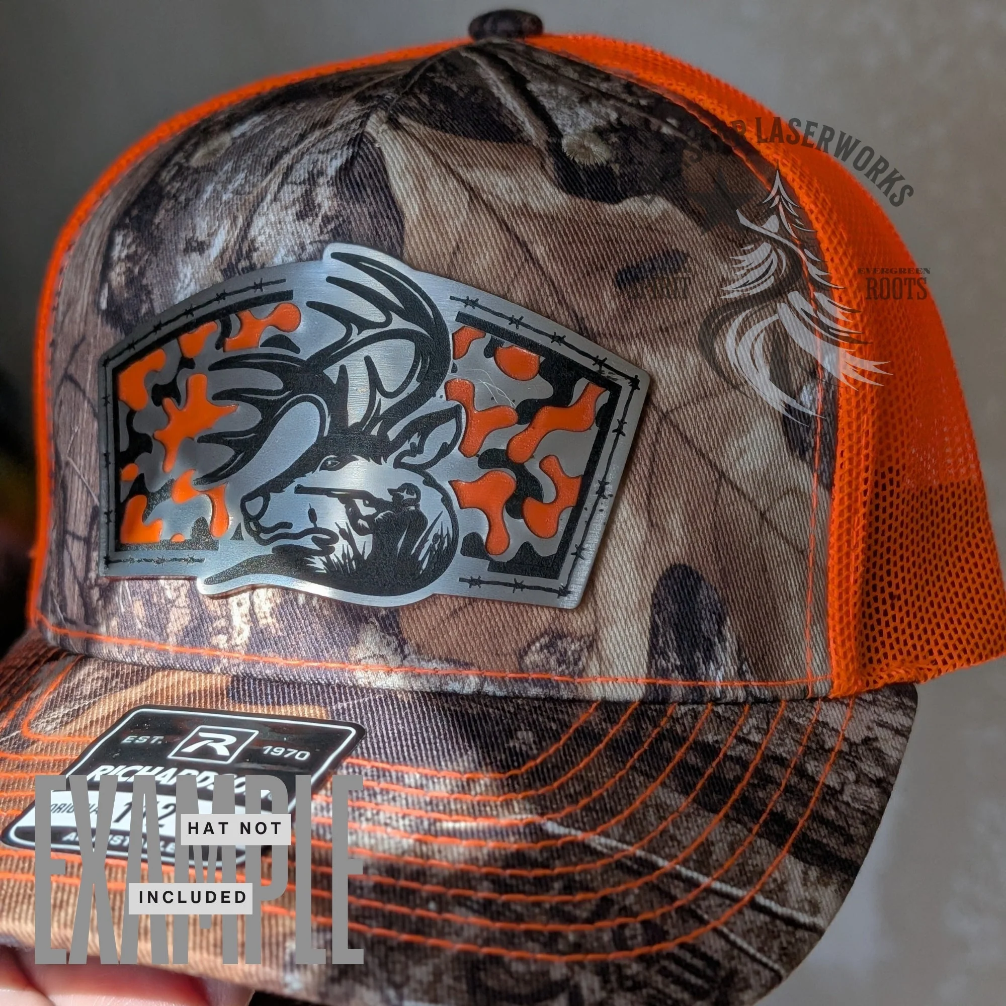 Rack Attack Hunter Stainless Acrylic Patch - Image 2