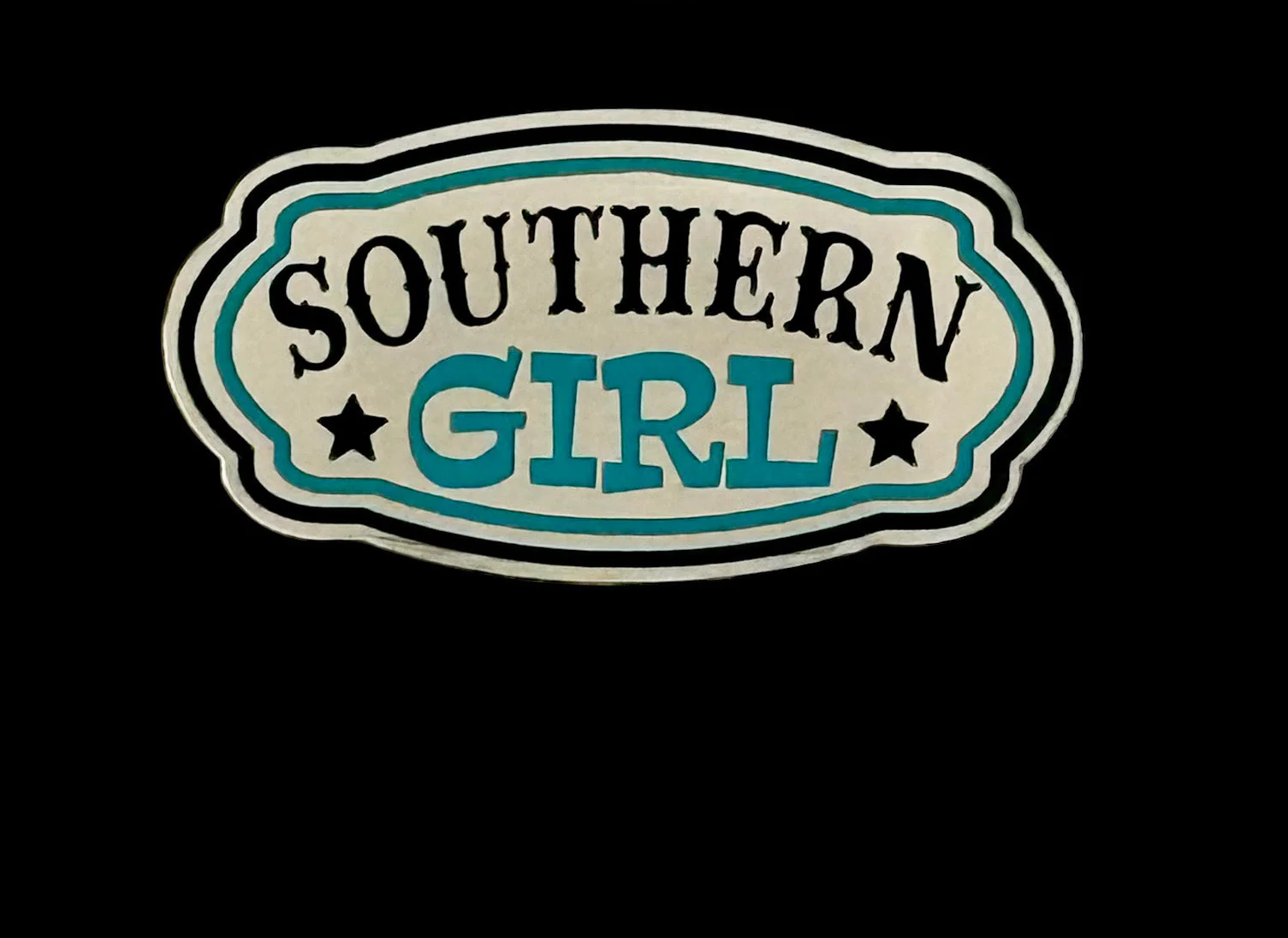 Southern Girl  Acrylic Laser Engraved Hat Patch - Image 3
