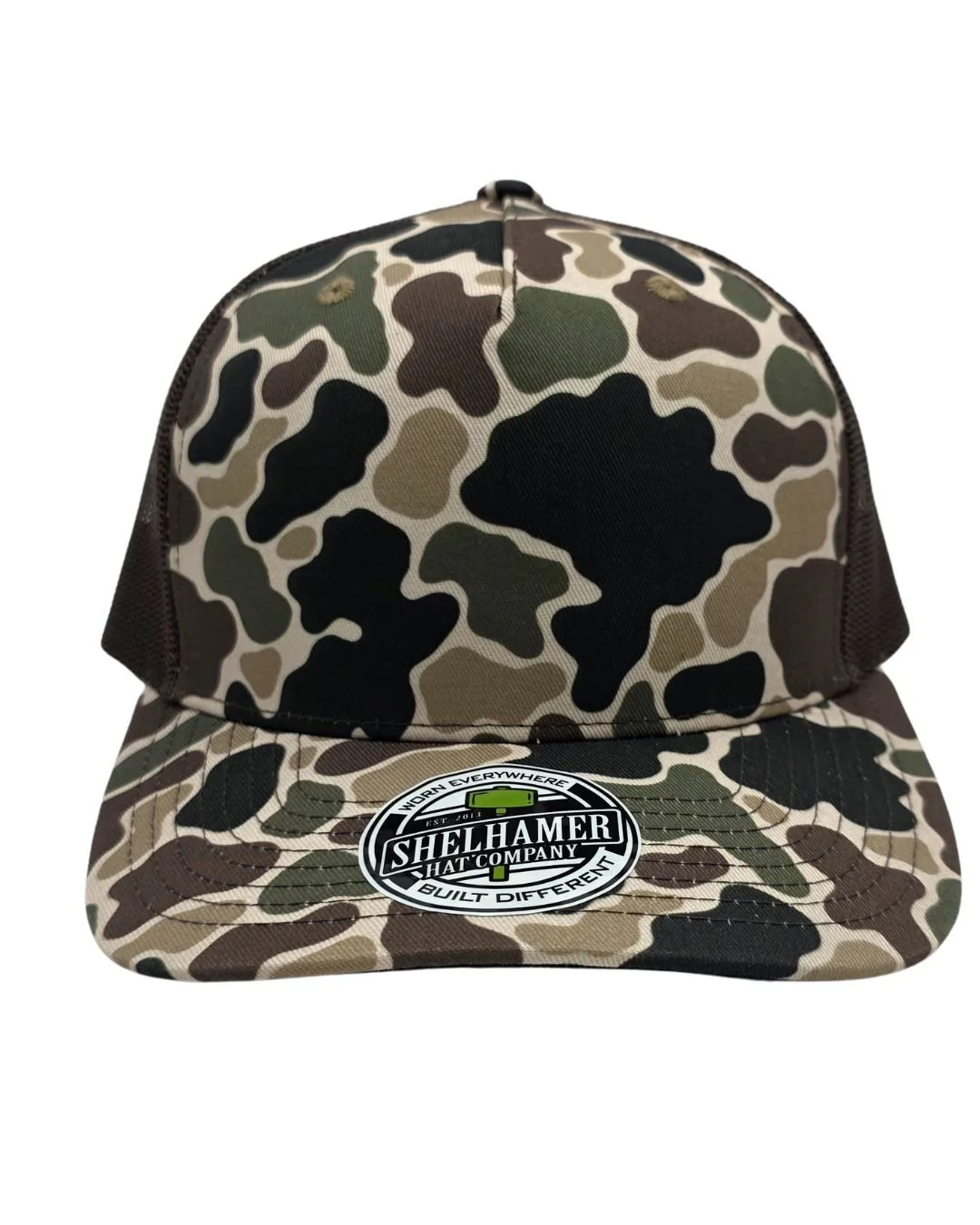 Swamp Duck Original Camo & Brown 5-Panel Classic - Image 2