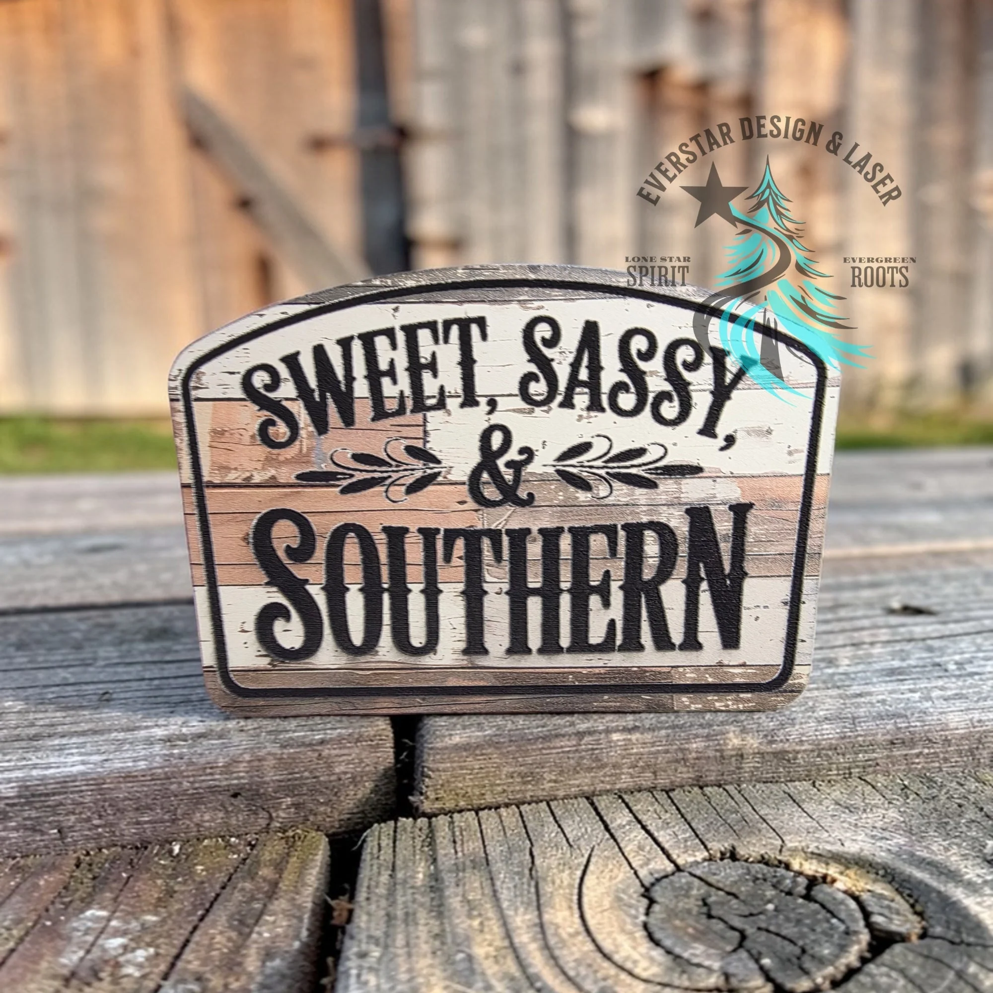 Sweet, Sassy & Southern Farmhouse Leather Patch