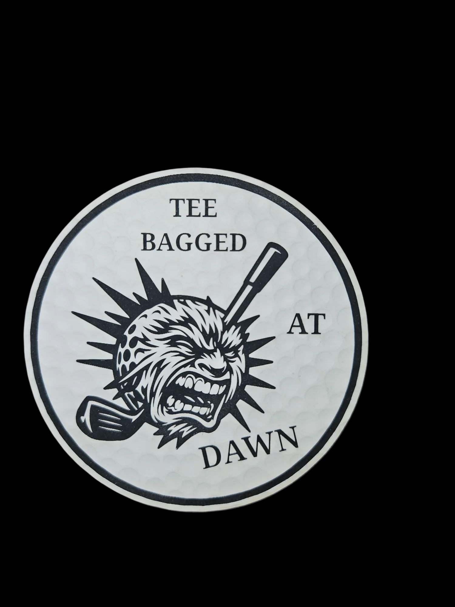 TEE Bagged At Dawn Golf Ball Digital File