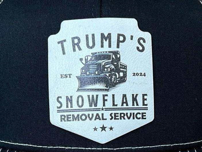 Trump Snowflake Removal Service UV Printed Premium Leatherette Patch